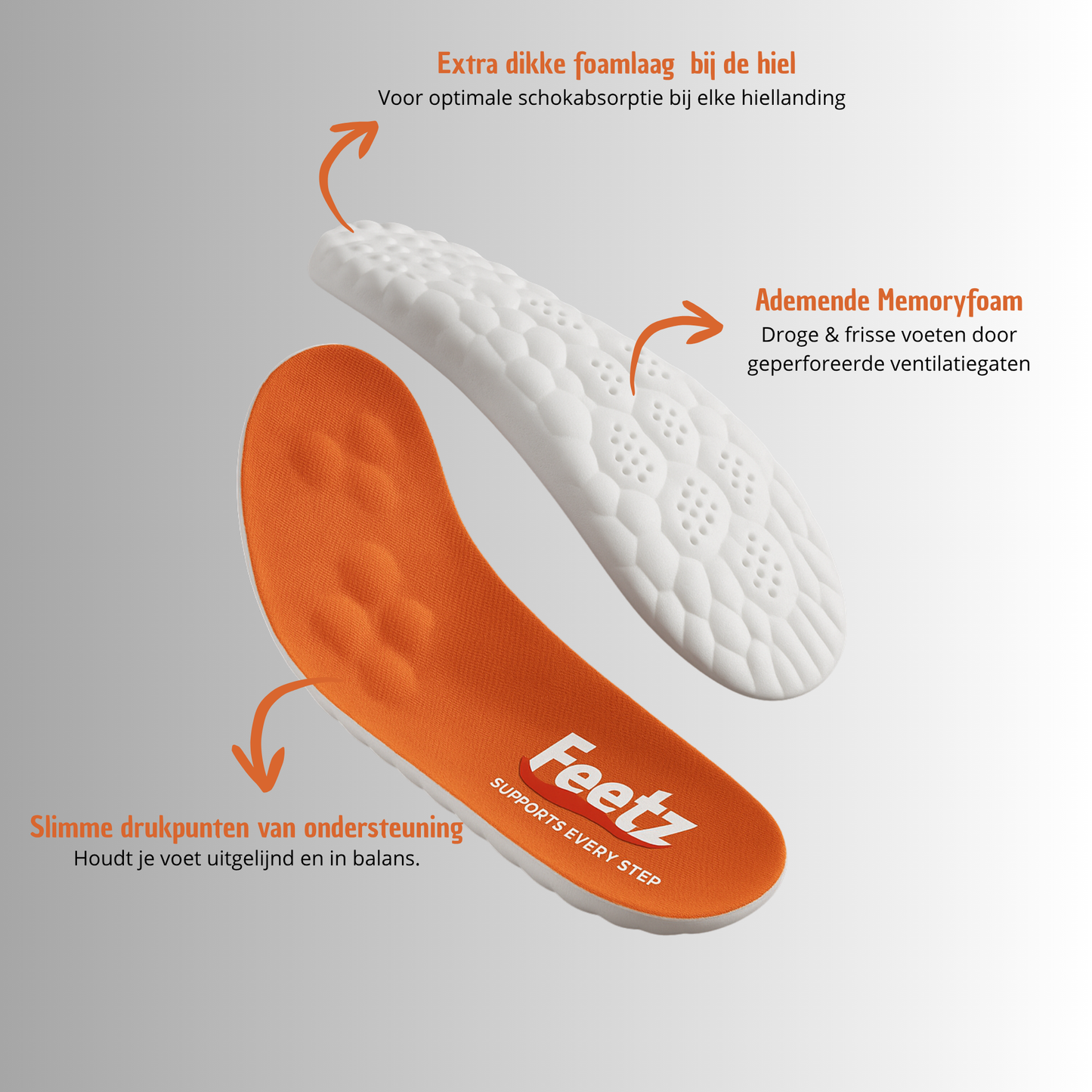 Feetz Cloudz® - Massage inlegzolen